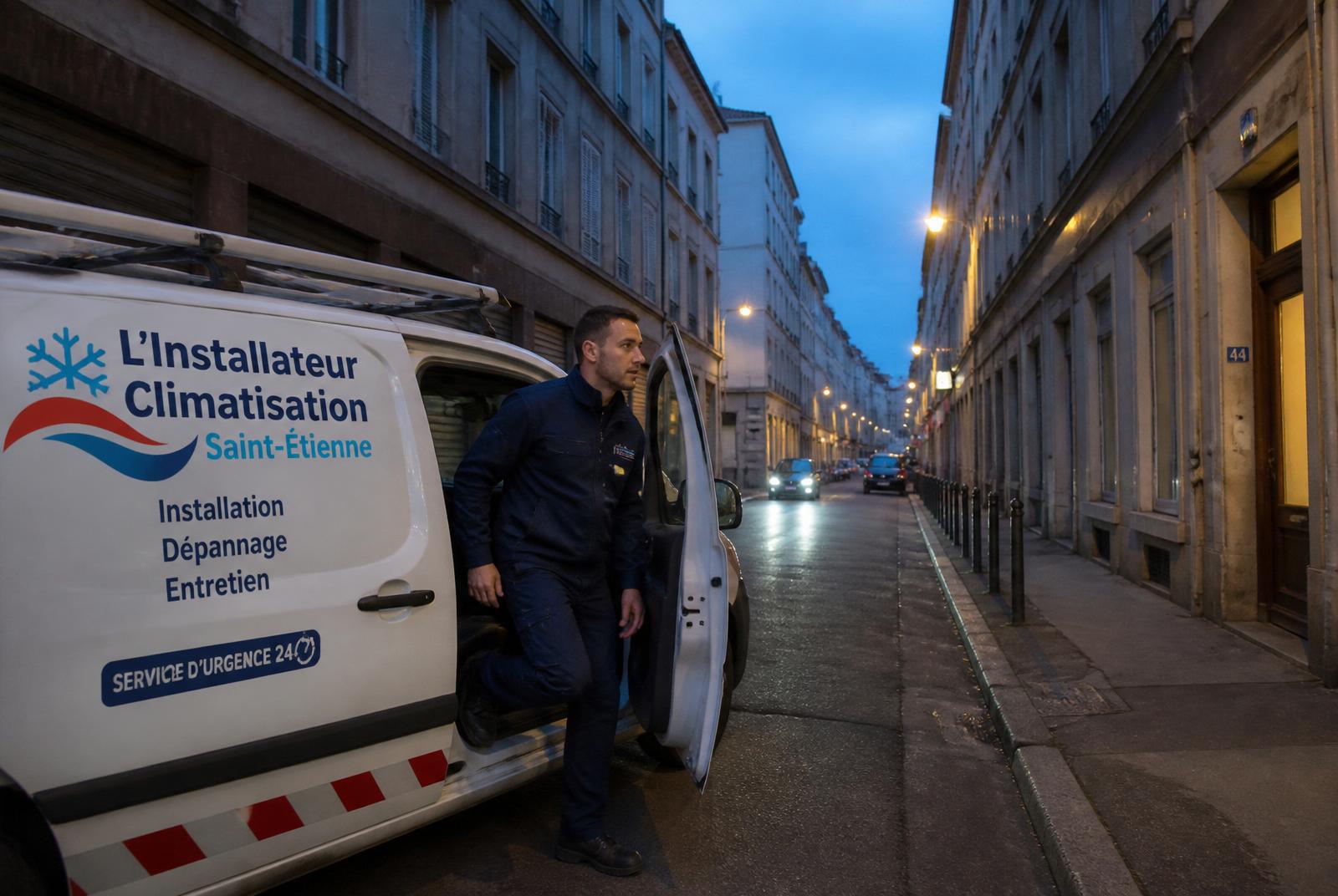 Dépannage climatisation en soirée dans le centre de Saint-Étienne